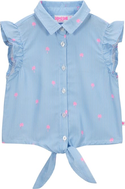 Someone FARO-SG-21-K Meisjes Blouse - ECRU