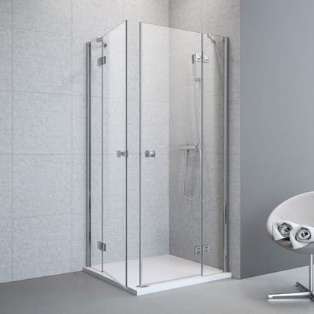 Megabad Profi Collection Planplus corner entry 80 x 80 x 192.8 cm MBPPEES80