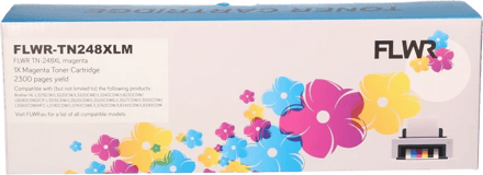FLWR Brother TN-248XLM magenta (Huismerk (compatible))