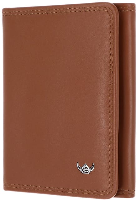 Golden Head Leren kaarthoes Polo RFID Protect Minischeintasche 1012 Cognac bruine