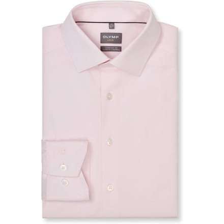 OLYMP Luxor 24/Seven Overhemd, Comfort Fit, New Kent, Roze