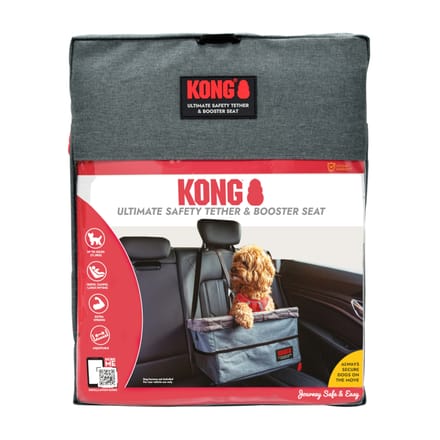 KONG Ultieme Boostersitz & Veiligheidsgordel 44x35x7cm Hond