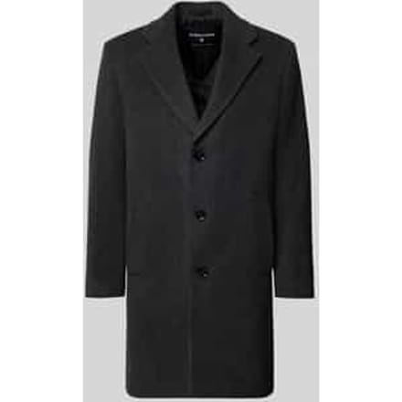 Regular fit lange wollen jas met kasjmier, model 'ADRIA 3.0'