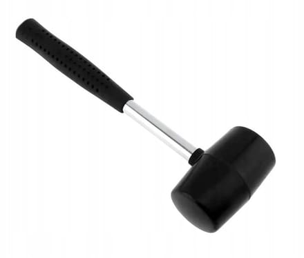 Vergionic - Rubber Hamer - 60mm - Ergonomische Handgreep - Niet-Terugslagend