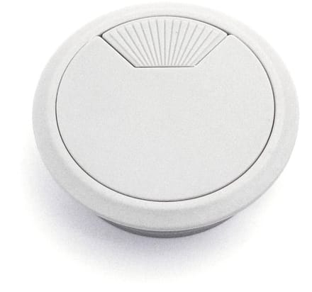 10 stuks SOTECH kabeldoorlaat, kunststof wit, boormaat Ø 59 mm