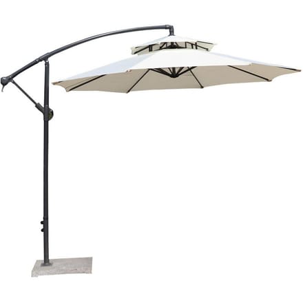 Dubbele Top Zonnescherm Parasoldoek Vervangen Buitenplaats Tuin Parasol Oppervlak Vervangen 3m