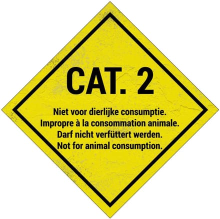 Categorie 2 bord | Sign Again materiaal | 30 x 30 cm
