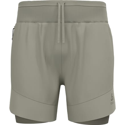 Odlo X-Alp Trail 6in 2in1 Hardloopshorts Heren-Grijs