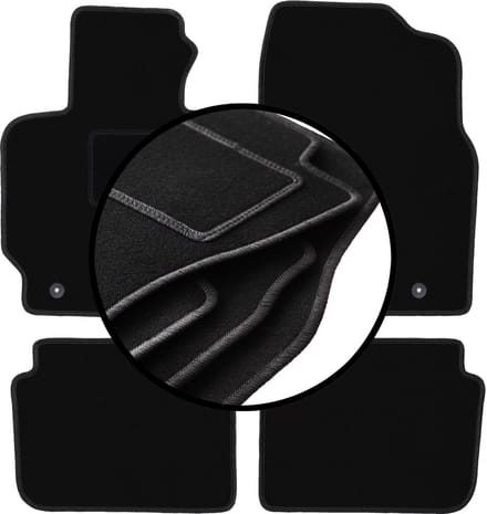 Complete set veloursmatten voor: Mazda CX-5 I SUV (2012-2017)