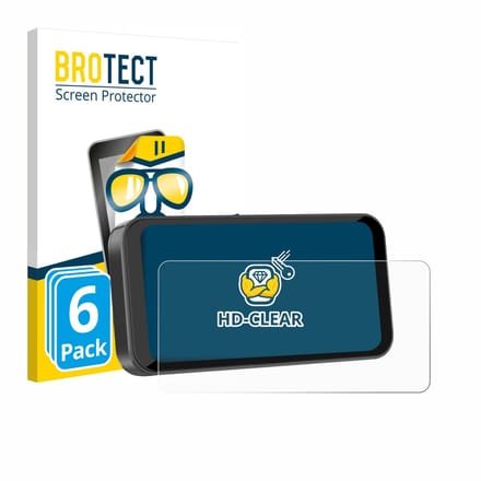 BROTECT - Screenprotector voor Carpuride W603B 6.3" - Folie Beschermfolie transparant 6 Stuks