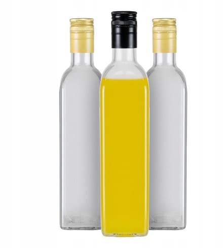 Bimberek Marasca Serie - Decoratieve Glazen Fles - 500ml - Transparant
