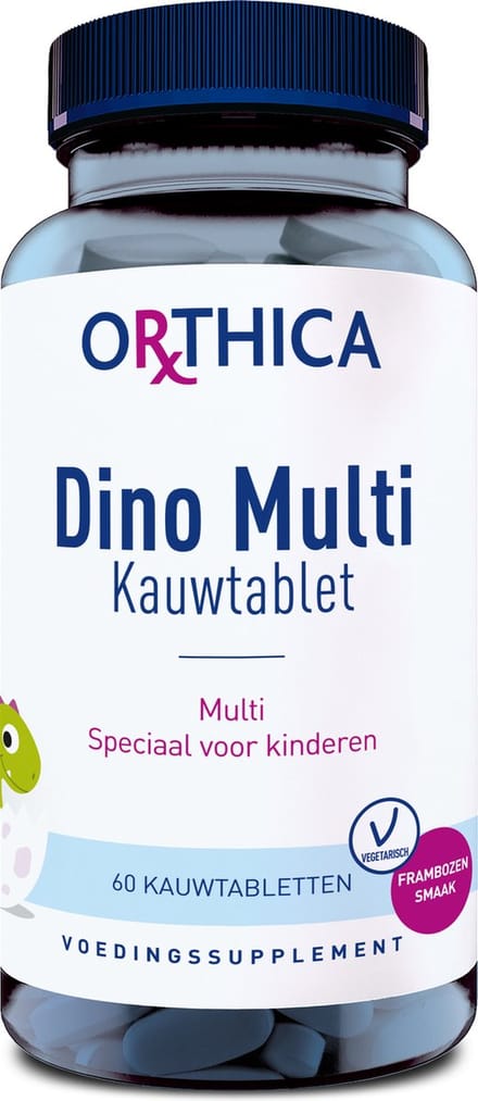 Orthica Dino Multi - multivitamine voor kinderen - 60 kauwtabletten