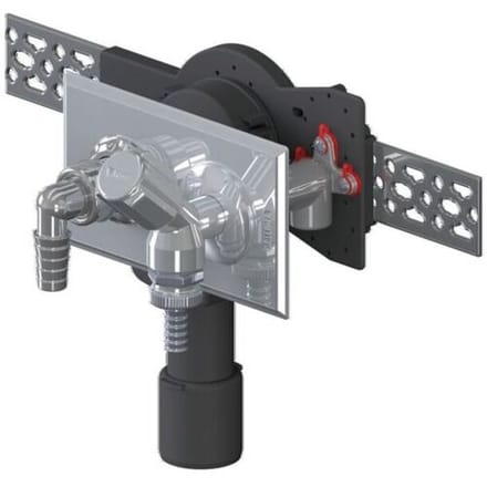 Dallmer wall mounted washer siphon 406 130600