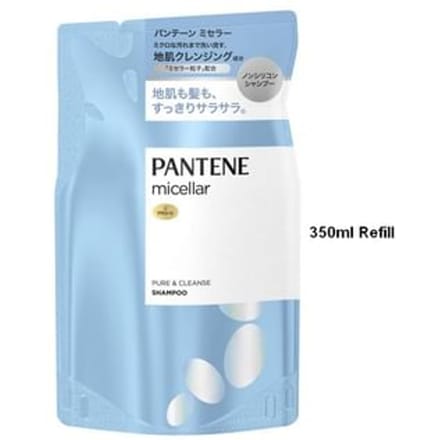 PANTENE Japan - Micellar Pure & Cleanse Shampoo 350ml Refill
