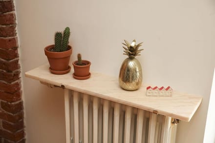 Marmeren Radiatorplank Aurora Rose Naturel - Warmtebestendig en Decoratief