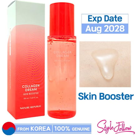 [NATURE REPUBLIC] Collagen Dream Skin Booster 150ml 1pc + Sample Gifts gray
