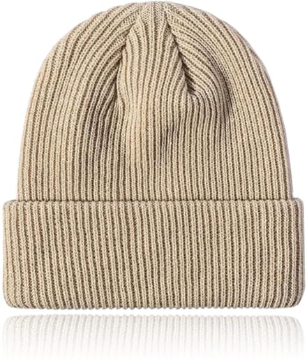 Dames Muts Beanie geribbeld - Khaki