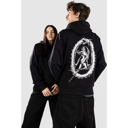 Any Means Necessary The World Hoodie zwart