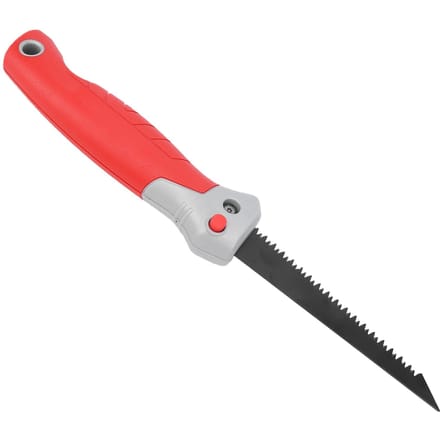 6 Inch Vouwbare Gipsplaatzaag SK5 Stalen Blad met PTFE Coating Compacte Handzaag voor Hout Plastic Licht Metaal red