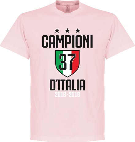 Campioni D'Italia 37 T-Shirt - Roze - S