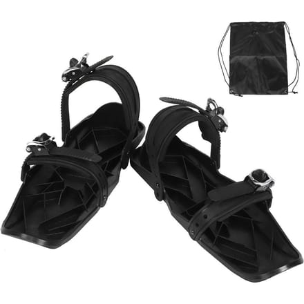 Mini Ski Schaatsen Ski Schoenen Draagbare Snowboard Benodigdheden Buiten Sportuitrusting black