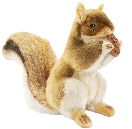 Hansa pluche eekhoorn - knuffel - 22 cm - pluche - knuffeldier