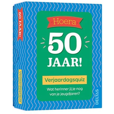 Verjaardagsquiz Hoera 50 Jaar! - ZNU