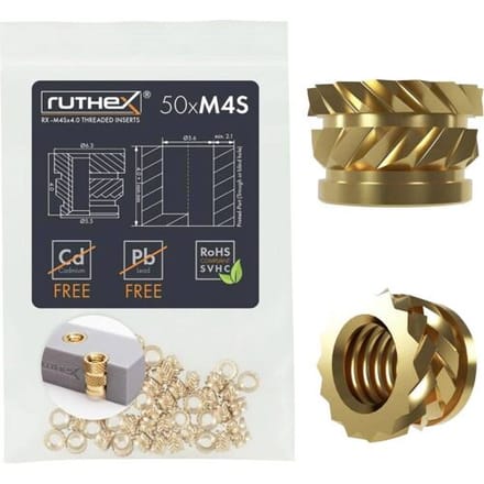 ruthex Schroefdraadinzet RX-M4Sx4.0 GE-M4Sx04-1