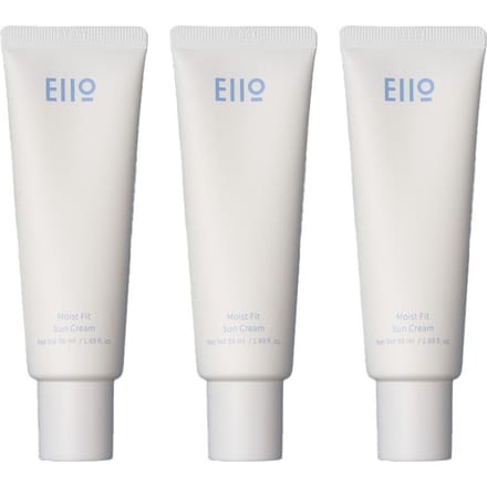 Eiio Moist Fit Crème Solaire SPF 50+/PA++++ 50mL (3 Options) 2PCS white