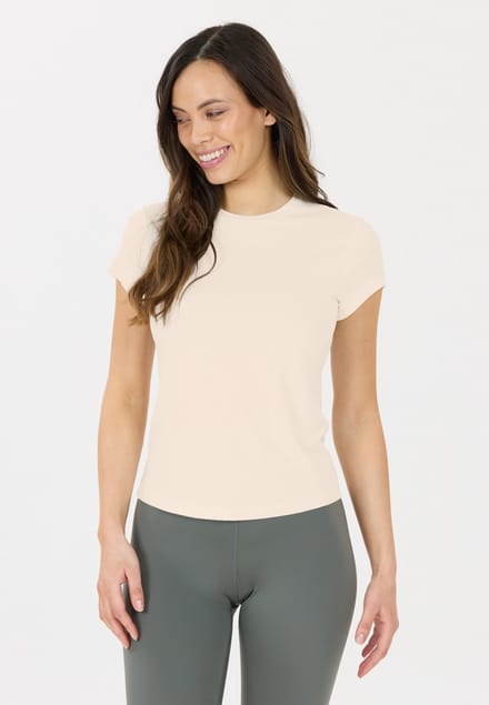 ATHLECIA - miwa w s/s tee - Training t-shirt korte mouw dames - Ivoor