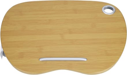 Schootbureau - Draagbaar bureau - Thuiswerken op bed - 3-in-1 functie - 40x30 cm - Grijs
