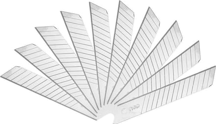 Snijbladen- 18mm 10-delig meskop Deli Tools EDL-DP (zilver)