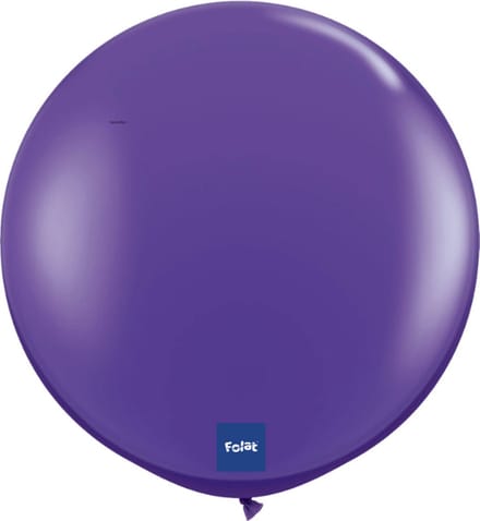 Folat - Folatex ballon XL 90 cm (per stuk) Std Paars