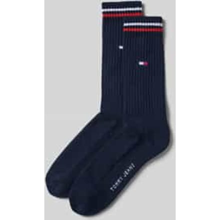 Tommy Hilfiger unisex tommy jeans 2P sokken iconic blauw