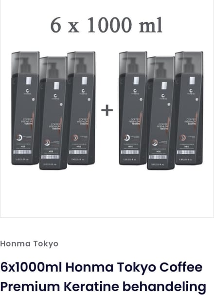 2X Honma Tokyo Keratine Treatment Coffee Premium