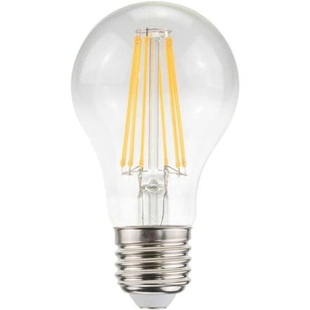 HOFTRONIC E27 LED Filament Lamp A60 - Energielabel A - 7,5 Watt - 1521 Lumen - 2700K Warm Wit - Transparant glas