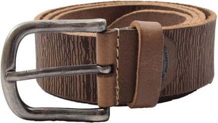 Stijlvolle taupe Kleurige Riem met Laserprint - 4 cm Breed- Lengte 105 cm