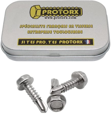 Zelfborende Metaalschroeven M4.8 x 19 mm - 30 Stuks in Opbergdoos