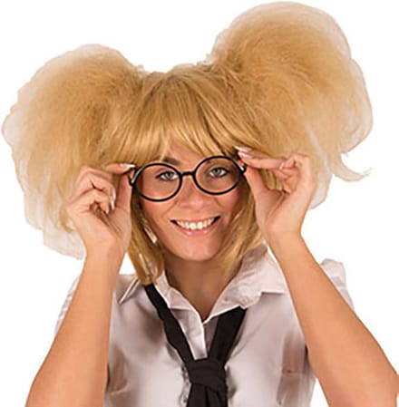 Blonde pruik Britney - Blonde studente pruik