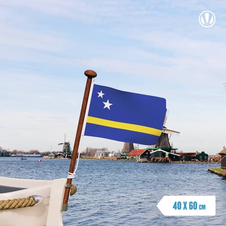 vlag Curacao 40x60cm