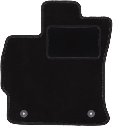 Bestuurdersmat zwart voor: Toyota Prius III Plus hatchback (2011-2015)