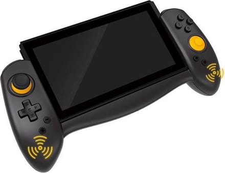 DrPhone TNS – 6-Axis Gyro – 3 Joystick Modi – Dubbele Trilling – PD Fast Charge – Game Controller voor Nintendo Switch – Zwart