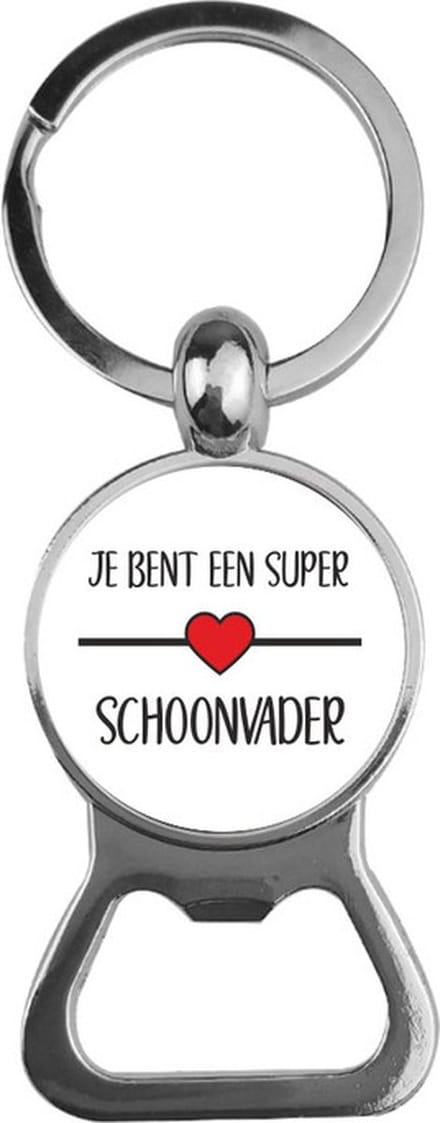 Bieropener Glas - Je Bent Een Super Schoonvader