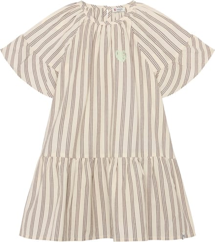 Noppies Jurk stripe - Bone White - Maat 98