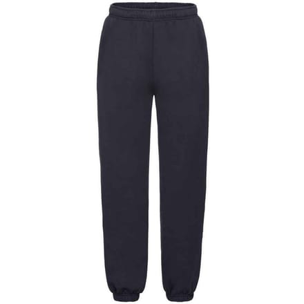 Fruit of the Loom Kinder/Kids Premium Joggingbroek met elastische manchetten (Deep Navy)