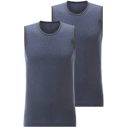 Babista herren Hemden, Set Van 2 - 06/M/L - donkerblauw - Plus Size