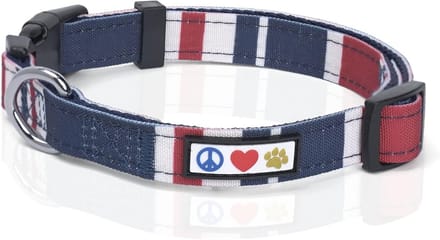 Multicolor hondenhalsband voor middelgrote honden - Ergonomisch en stijlvol
