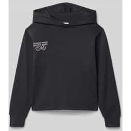 Boxy fit hoodie van puur katoen