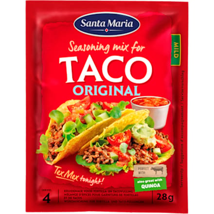 Taco kruidenmix zakje 28 gram