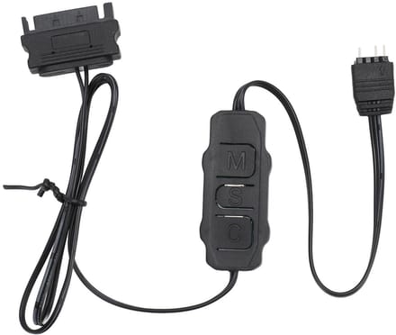 Dailygoody - Controller - ARGB Light Stripe - Eenvoudig te bedienen - PC-fans Controller Kit - Geschikt voor vele ARGB-producten - Kleur ...